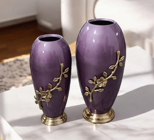 Maceta de hierro de mesa de estilo costero para decoración del hogar de lujo moderno para decoración de jarrón de boda y suelo - Product Image 3