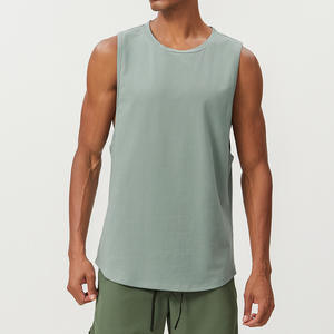 GCWAVE, ropa de gimnasio, camiseta recortada de gran tamaño, camisetas sin mangas para hombres, sudor deportivo para hombre, sudaderas de tela a la moda - Product Image 4