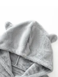 Sudadera de Punto de Invierno de Manga Larga para Mujer, Estilo Casual Urbano, con Estampado de Panda Perezoso, Cuello Forrado, Logotipo Frontal, Antiencogimiento, Franela - Product Image 3