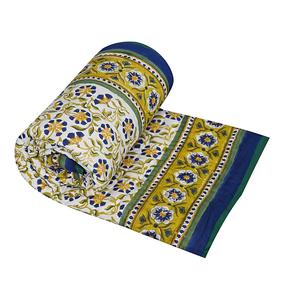 Edredones de algodón orgánico de alta calidad, bloque de madera hecho a mano personalizado impreso para uso en hoteles, reventa por tiendas de muebles textiles para el hogar - Product Image 1