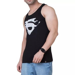 Camiseta sin mangas de gimnasio para hombre, OEM, transpirable, de secado rápido, de talla grande, atlética, entrenamiento, deporte, Fitness, logotipo personalizado, Camiseta de algodón - Product Image 3