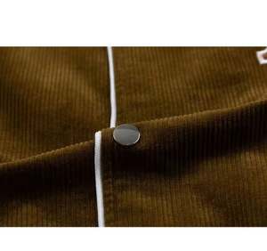 Chaqueta de Cuero con Logotipo Personalizado de Béisbol de Alta Calidad, Estilo Urbano, Bordada, Holgada, para Hombre - Product Image 4