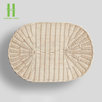 Best-seller Napperons festonnés en bambou tissés à la main et assiettes de présentation bohème écologiques pour décoration de table de mariage Vietnam