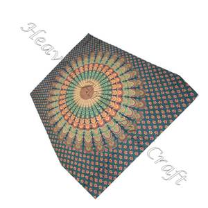 Tapiz de pared bohemio con Mandala, tapiz colgante de flores para la pared, decoración del hogar, de algodón - Product Image 2
