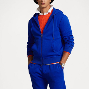 Hooded <b>Zipper</b> Hoodies For Men High Quality Fleece Winter Full Zip Sweatshirts Custom Stylish Streetwear Outerwear - Product Image 3