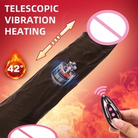 Gode vibrateur réaliste en silicone liquide pour femmes, jouets sexuels de masturbation à télécommande