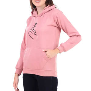 Good Quality Trendy Design Full Sleeve Women's Hoodie Online Selling Pakistan Manufacturer Women's Hoodie - Product Image 2