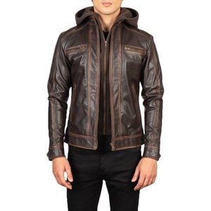 แจ็กเก็ตหนังวัวสำหรับผู้ชายเสื้อแจ็กเก็ตสำหรับฤดูหนาว - Product Image 1