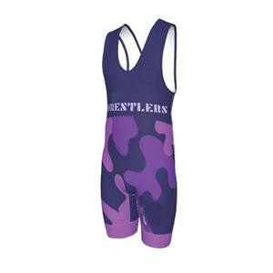 Singlet de Lutte Sublimé Conception Personnalisée Costumes de Lutte Haltérophilie Power Training Hommes Singlets de Lutte - Product Image 4