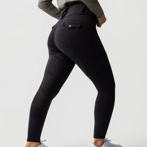 กางเกงเลกกิ้งสำหรับขี่ม้าผู้หญิง ใส่สบาย ป้องกันการลื่น ช่วยยึดเข่า สำหรับกีฬาขี่ม้า - Product Image 3