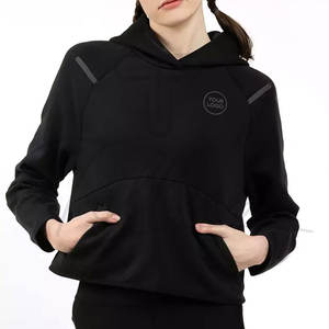Sudadera con Capucha para Mujer, Cómoda para Uso en Exteriores, Transpirable, Ecológica, de Poliéster/Algodón, Corte Ajustado, MOQ Bajo, Alta Calidad - Product Image 5