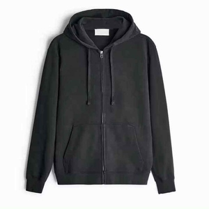 Sweat à capuche zippé pour homme de haute qualité fabriqué au Pakistan, en coton mélangé, basiques, 100% coton, motif uni, vente en gros personnalisée - Product Image 1