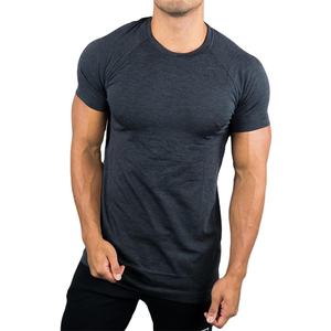 MOQ bajo 100% camisetas lisas de algodón de talla grande para hombre nuevas camisetas deportivas populares para hombre Camisetas de gimnasio en blanco - Product Image 1