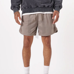 Pantalones cortos de malla de servicio OEM, pantalones cortos de malla de color liso personalizados para hombre, pantalones cortos de malla recién llegados para adultos - Product Image 4