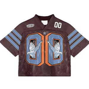 Cantidad a granel Precios al por mayor Camisetas de fútbol americano Fabricación OEM Camisetas de fútbol americano - Product Image 5