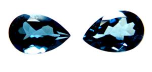 Topaze bleue suisse semi-précieuse, taille poire facettée, haute qualité, taille calibrée, pierres précieuses en vrac pour la lithothérapie, prix de gros - Product Image 5