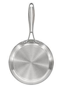 Stainless Steel Non-Stick <b>Ceramic</b> Frying <b>Pan</b> Flat Bottom Skillet Induction Compatible Round Easy Cleaning for Egg Steak Cooking - Product Image 3