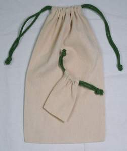 Bolsas de Cordón de Algodón Orgánico Reciclable al por Mayor, Logotipo Personalizado Impreso en Serigrafía, Embalaje de Joyería Ecológico Minimalista - Product Image 2