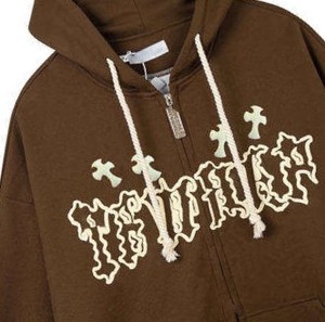 Sudaderas Extra Grandes de Primera Calidad para Mujer, 100% Algodón, Estampado Tie Dye, Manga Larga, Sudadera con Capucha, Atuendo de Invierno - Product Image 6