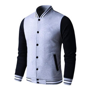 OEM de haute qualité pour hommes Collège personnalisé Baseball Bomber Letterman Crop cuir manches Varsities Jacket 2025 - Product Image 3