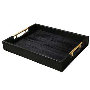 Customized PU Leather Dry Fruit Serving Tray with Velvet Cushion Support Luxury Gift Tray for Hotels & Homes - Product Image 5