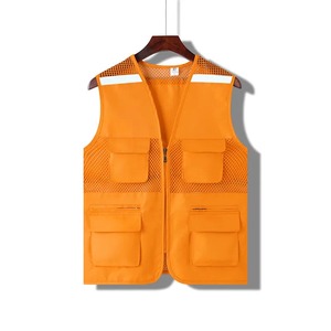 Logotipo personalizado bolsillo trabajo construcción personalizado chaleco de seguridad - Product Image 5