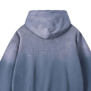 เสื้อฮู้ดเด็กขายดี สีซีดแบบซันเฟด พร้อมโลโก้สั่งทำ ระบายอากาศได้ดี น้ำหนักเบา ขนาดสำหรับเด็ก - Product Image 4