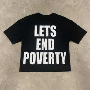 Camiseta de algodón de gran tamaño a granel de peso pesado OEM para hombres, Impresión de logotipo personalizado, antiarrugas, manga corta, talla grande, stock informal - Product Image 3