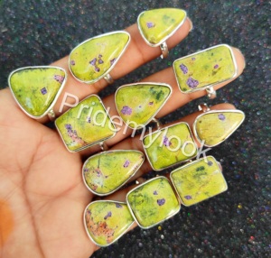 Atlantistie Gemstone Anneaux Lot En Gros Lunette À La Mode Anneaux De Mode En Gros Bijoux 925 Sterling Argent Plaqué En Vrac Anneaux - Product Image 5