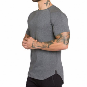 <b>Top</b> Quality Men Slim Fit Muscle T Shirts Gym T Shirt for Men with <b>distressed</b> embroidery logo from Pakistan - Product Image 6