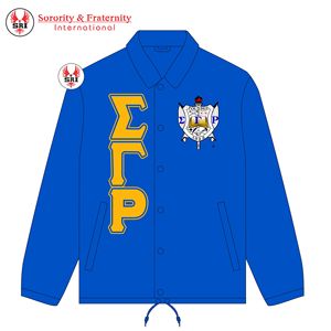 Unisex <b>Coaches</b> Jacket Sigma Gamma Rho Greek Letters Lightweight and Stylish Great for Casual Wear and Outdoor Adventures - Product Image 5