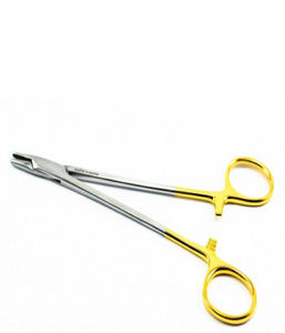 Ensemble d'instruments médicaux chirurgicaux professionnels en acier inoxydable, porte-aiguilles cardiovasculaire TC DeBakey, vente en gros - Product Image 2