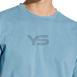 Camiseta de algodón unisex de gran tamaño personalizable de alta calidad, ropa de verano, ropa de hombre, precio al por mayor - Product Image 3