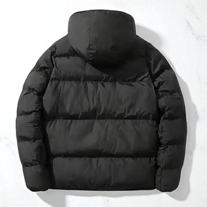 Veste matelassée à capuche de haute qualité, nouvelle arrivée, couleur et logo personnalisés, veste d'hiver imperméable pour hommes - Product Image 5