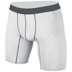 Short de compression à séchage rapide taille moyenne Logo hommes femmes course sueur athlétique Fitness entraînement Shorts fabriqué au Pakistan 2025 - Product Image 1