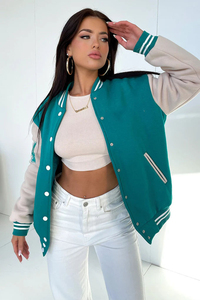 Veste universitaire unisexe, construction durable, coutures renforcées, design de poche à écusson personnalisé, broderie personnalisée, équipe scolaire - Product Image 3