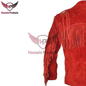 เสื้อแจ็กเก็ตบอมเบอร์หนังนิ่มคุณภาพสูงสำหรับผู้ชายเสื้อสตรีทแวร์หนังกลับเทียม - Product Image 6