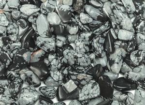 Piedras de ágata obsidiana de cristal Natural hechas a mano de 5mm-14mm para meditación Reiki, venta al por mayor, copos de nieve, chips de grava decorativos - Product Image 5