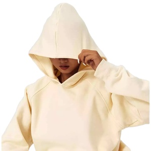 Custom Fashion Hooded Pullover Sweatshirts Autumn/Winter Fleece Waterproof Breathable Plus Size Washed Long Sleeve Women's - Product Image 6