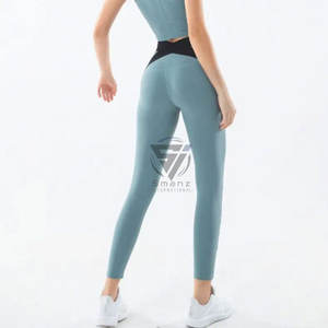 Leggings de Yoga de Cintura Alta con Logotipo Personalizado, de Secado Rápido, Levanta Glúteos, Tallas Grandes, Ajustados, de Pierna Ancha y Acampanados, para Mujer, Gimnasio, Deportes y Fitness - Product Image 5