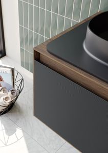 Gabinete de baño con cajón del Pacífico de calidad superior, estante de encimera, fregadero acrílico de Turkiye - Product Image 4