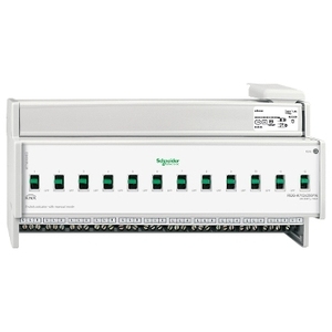 Attuatore interruttore grigio chiaro SCHNEIDER ELECTRIC MTN648493 REG-K/12x230/16 per modalità manuale di commutazione automatica (ATS) - Product Image 1