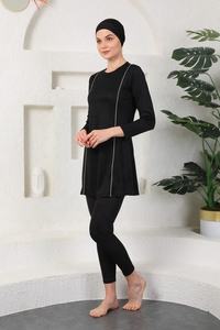 Maillot de bain Burkini musulman modeste grande taille pour femme, à séchage rapide, respirant, à manches longues, pour la plage, Burkini islamique - Product Image 4