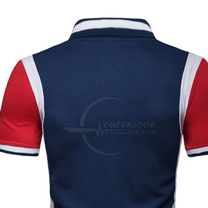 เสื้อยืดโปโลสำหรับผู้ชายผ้าฝ้าย100% ระบายอากาศได้ดีมี2025ออกแบบเรียบง่ายแขนสั้นผลิตในปากีสถาน - Product Image 6