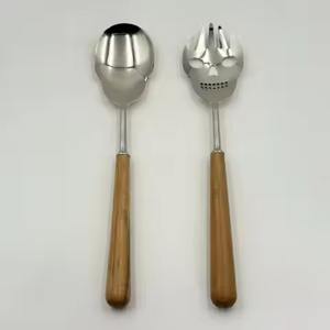 Ensemble de couverts en métal au design unique, lot de 2 avec manche en résine, pour la cuisine à domicile, ensemble de cuillères - Product Image 6