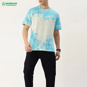 T-shirt ample 100 % coton écologique anti-plis avec logo brodé sur le devant et manches classiques pour homme – Facile à porter - Product Image 5
