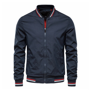 2022 XAPATA SPORTS hiver Logo personnalisé hommes Bomber Varsity veste col montant manches longues haute qualité toile imperméable - Product Image 1