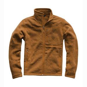 Veste polaire de haute qualité pour hommes avec col montant Logo personnalisé Automne Hiver Full-Zip Crew Neck Solid Design - Product Image 4