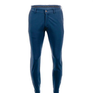 Logotipo personalizado 90% Nylon 10% Spandex Four Way Stretch Slim Fit Sports Golf Zipper Pants Pantalones de hombre - Product Image 2