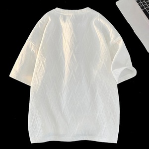 Ropa de calle estampada, camiseta en blanco, ropa de talla grande para hombre, camiseta de lavado ácido, camisetas con logotipo personalizado y sublimación para hombre - Product Image 2